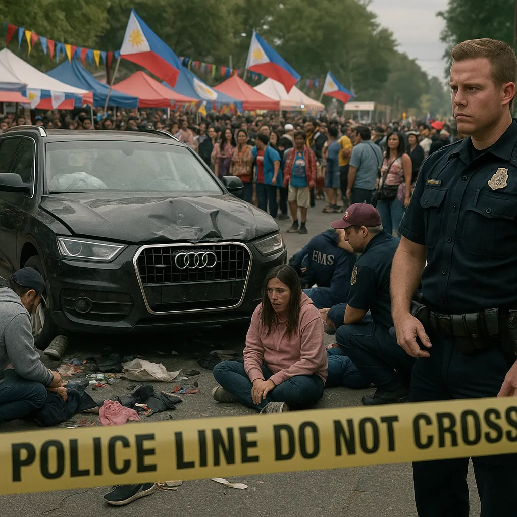 A tragic car-ramming incident 