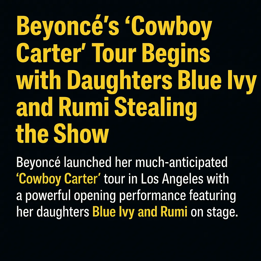 Beyonces Cowboy Carter Tour Begins
