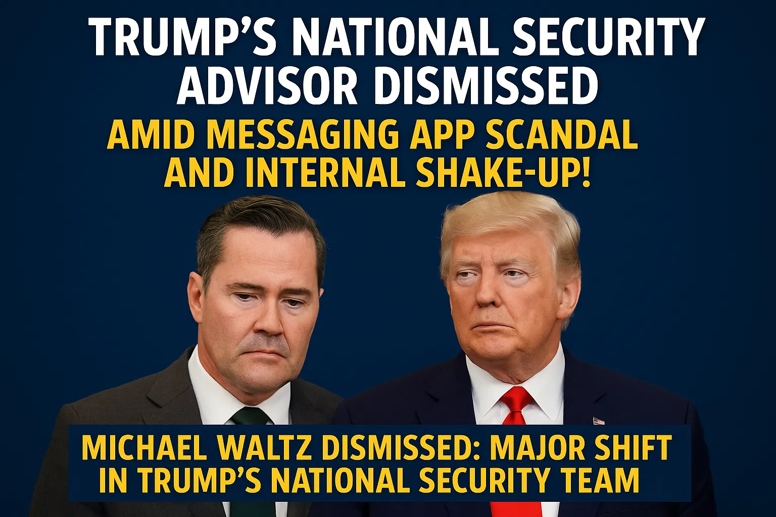 Trump plan NSA Michael Waltz