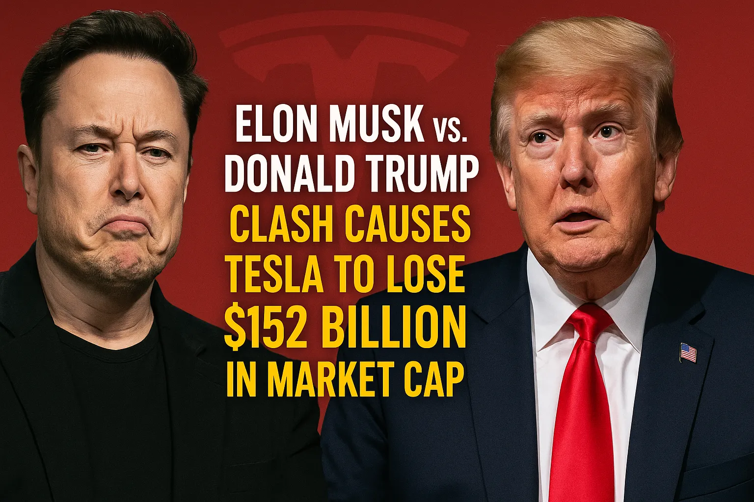Elon-vs-trump-tesla-to-lose-billion