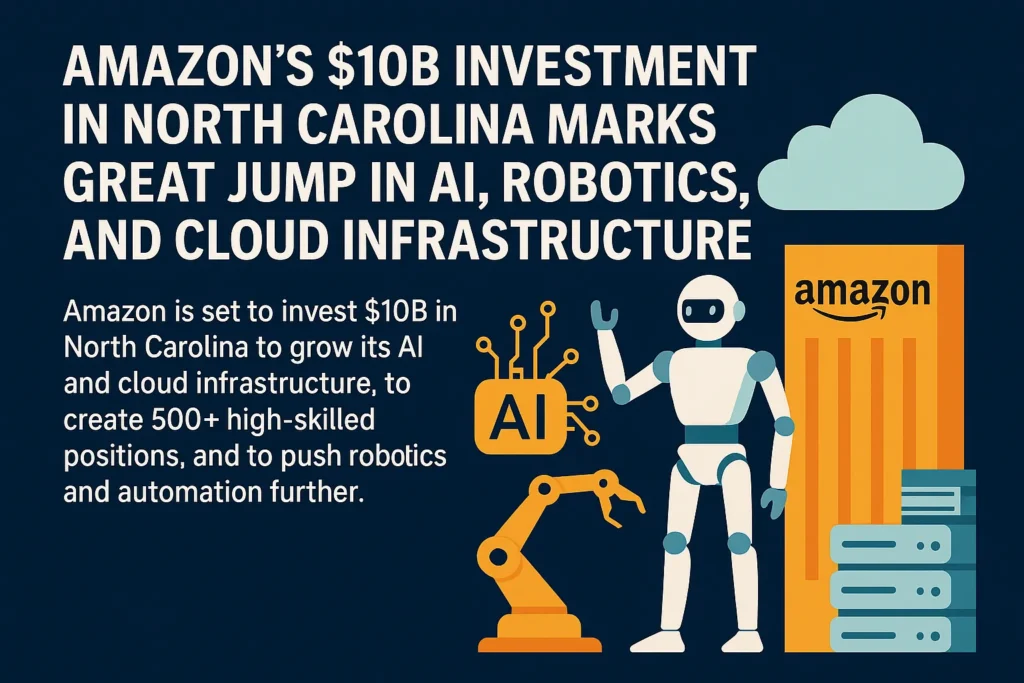 Amazon use ai robotics and cloud base infrastructure
