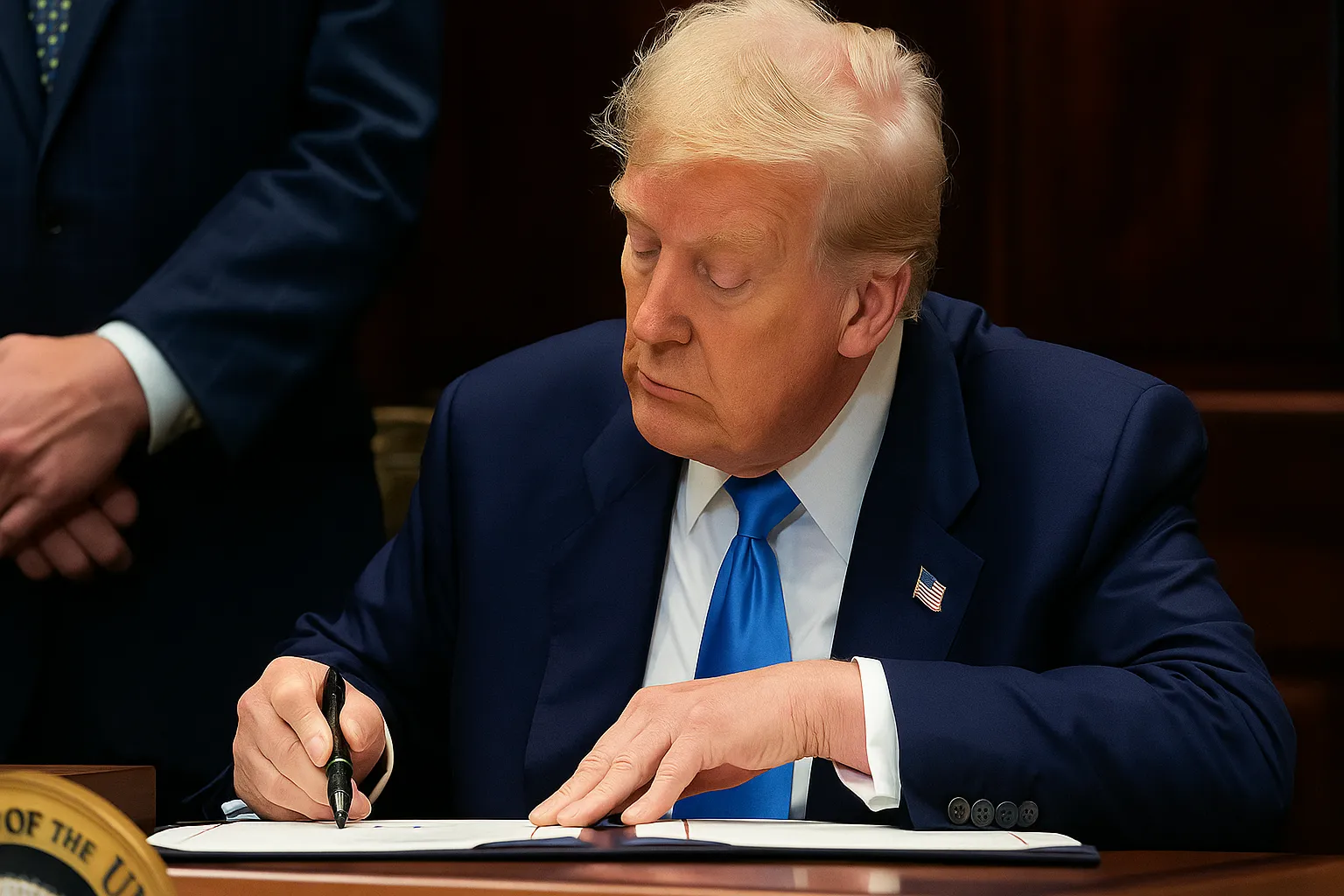 Trump tariff hit order